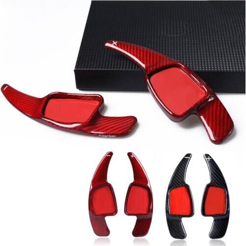 For Audi Carbon Fiber Steering Wheel Shift Gear Paddle Extension A3 A5 S3 S4 Q2 Q5 2017 / TT 2015 - 2017 / A4L Q7 TTS 2016 2017