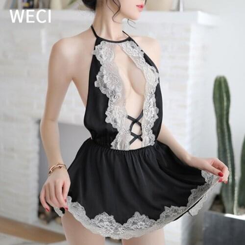 Женские ночные сорочки с рукавами WECI China At AliExpress