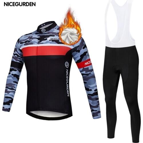 Winter wholesale polyester mens cycling clothes warm and windproof bicycle shirt spring full sleeve road bike cycling clothes