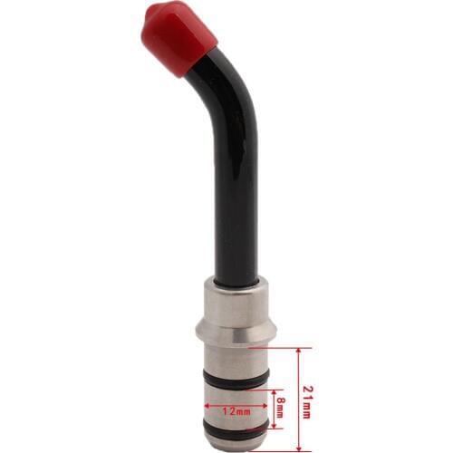 1pc Universal Dental Optical Fiber Guide Rod Tips For Dental LED Curing Light Lamp 21x12mm Black