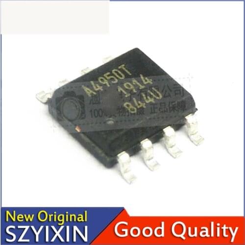 10Pcs/Lot New Original A4950ELJTR-T SOP8 silk screen A4950T FULL-BRIDGE DMOS PWM DRIVER Good Quality