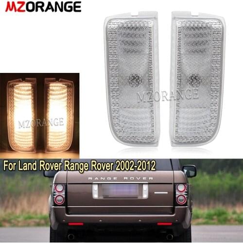 MZORANGE 2 Pcs Rear Tailgate Reverse Backup Lamp License Plate Light For Land Rover Range Rover 2002-2012 Turn Signal Lamp