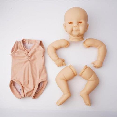 20Inch Reborn doll Kit Juliette Baby Doll Kit Soft Fresh Color High Quality Vinyl DIY Toy Doll Parts