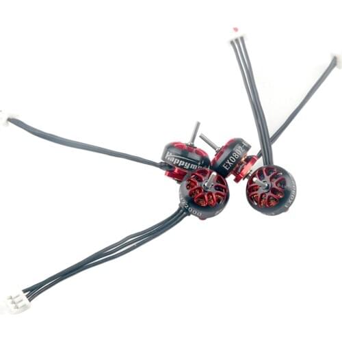 4PCS Happymodel EX0802 0802 19000KV 22000KV 1S Brushless Motor for Moblite6/Moblite7 RC FPV Racing Drone RC Models Toys RC Parts