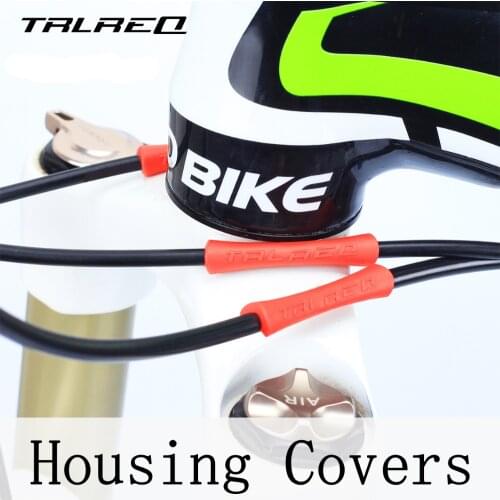 4 Pieces MTB Bike Tube Tops Protection Frame For 4mm/5mm Cable Housing Shift Brake Housing Covers