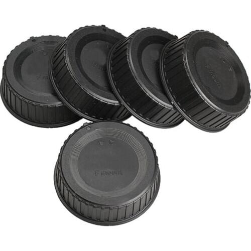 5pcs/Lot New Durable Plastic Rear Lens Cap Cover for All Nikon AF AF-S DSLR SLR Camera LF-4 Black Lens Protection Cap Cover