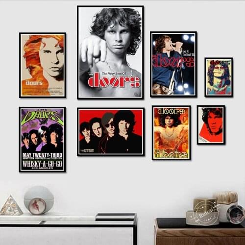 Diamond Embroidery 5D DIY The Doors Jim Morrison Poster Rock Band Music Guitar Diamond Painting Cross Stitch Home Decoration