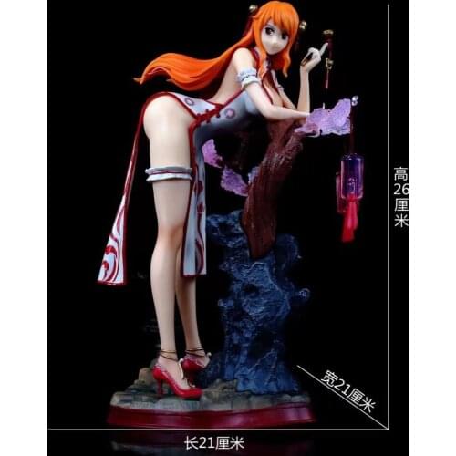 Anime Toys Antiquity Little Thief Cat Cheongsam Nami Nami Figure Model Beautiful Girl