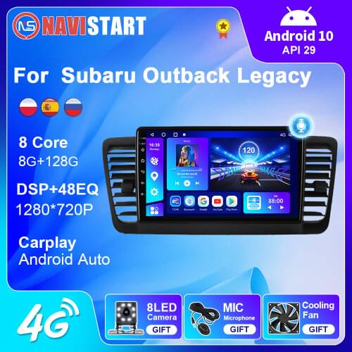 OKNAVI Android 10 For Subaru Outback Legacy 2004~2009 Car Multimedia Player Car Radio GPS Navigation Mirror Link WIFI No DVD