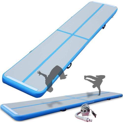 Air track Tumbling Cheap Inflatable Air Beam Gymnastics Air Track Balance Beam For Home With A Free Pump