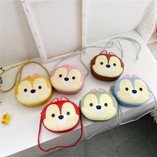 Cute Animal Childrens Messenger Bags PU Cartoon Child Girl Backpack Girls Purse Mini Handbags New Fashion Crossbody for Girls