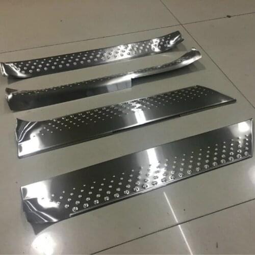 For Toyota SIENTA 2018 2019 Stainless Interior Door Sill Scuff Plate Kick Guard Pedal Threshold Step Protector Car Accessories