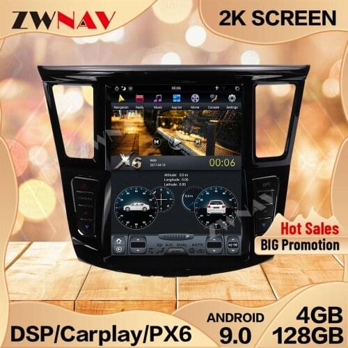 4+128G Tesla Screen For Infiniti QX60 JX35 2012 2013 2014 2015 2016+ Android 9 Multimedia GPS Audio Recorder Radio Navi Stereo