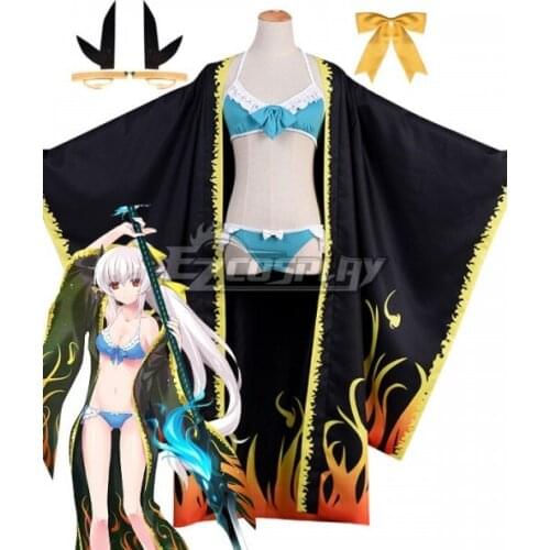 Fate Grand Order Lancer Kiyohime Black Swimsuit Dress Halloween Adult Party Girls Suit Outfit Festival Gift Cosplay Costume E001