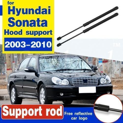 For Hyundai Sonata Sedan 2003 - 2010 Hood Bonnet Gas Struts Lift Support Shock Gas Strut fishing support rod holder bracket