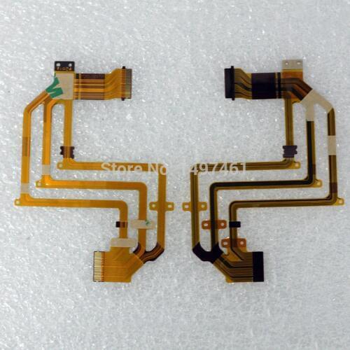 2PCS LCD hinge rotate shaft Flex Cable for Sony HDR- HC5E HC7E HC9E SR10E SR210E SR220E HC5 HC7 HC9 SR10 SR220 Video Camera
