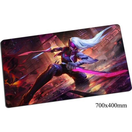 Katarina mouse pad 70x40cm gaming mousepad gear lol gamer mouse mat pad game computer Sinister Blade mouse locrkand play mats