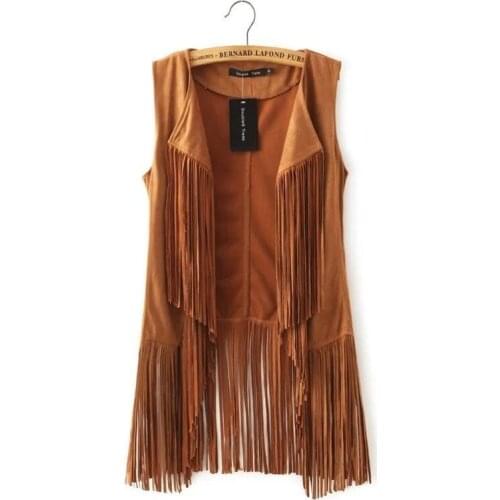 Lugentolo Women's Suede Vests China