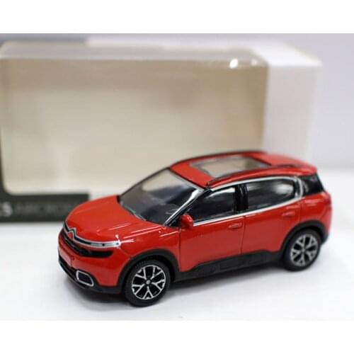 Diecast 1/64 Alloy Car Model CITROEN C5 AIRCROSS SUV Vehicle Collection Souvenir Ornaments Display Boys Toys Gift Decoration