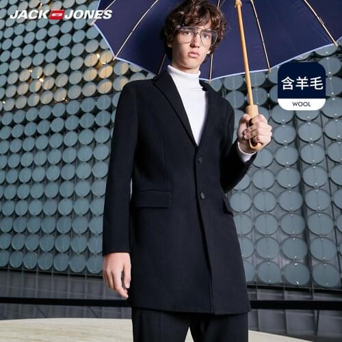 Jack Jones winter mens Woolen Overcoat | 219327503