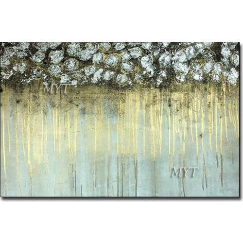 New Design Gold Textured Abstract Artwork 100% Hand-painted Acrylic Artwork Cheap Canvas Wall Art For Home Decoration Showpieces