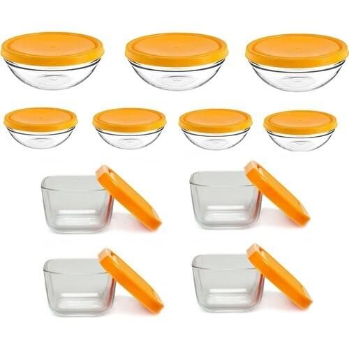 Pasabahce Chefs Snowbox 11 Prç. Cover Glass Storage Container