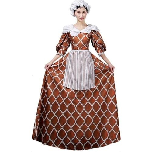 Royal Court Dress Retro Baroque Clothing Renaissance Rococo Prom Dress Marie Antoinette Costume 18th Century dress ball gown