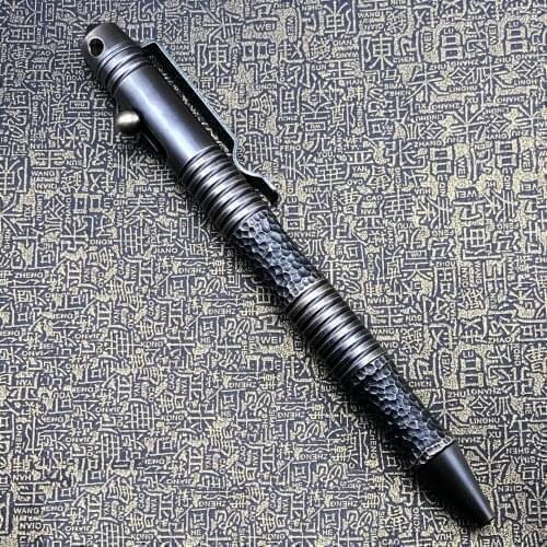 Mackwalker Brass Bolt Action Pen Tactical Pen Self Defense Tools with 5 PCS Extra Refill