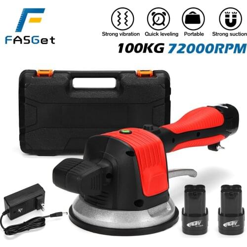New 72000r/min 100kg 120x120cm Tiling Plastering Machine Laying Tiles With 1/2 Battery Wall Tile 6 Speed Vibration Leveling Tool