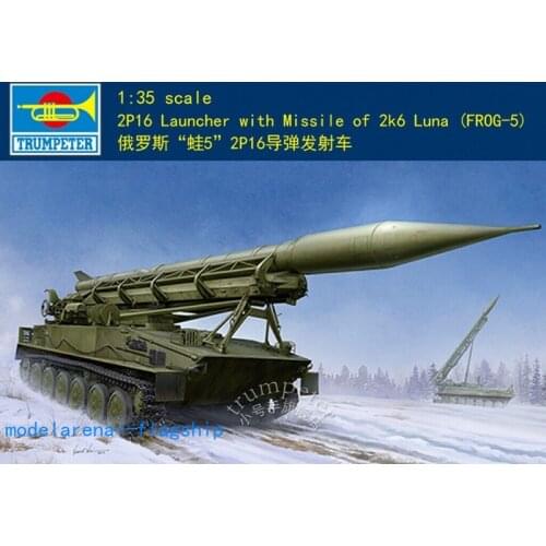 Trumpeter 1/35 09545 2P16 Launcher with 2K6 Luna FROG-5 model kit