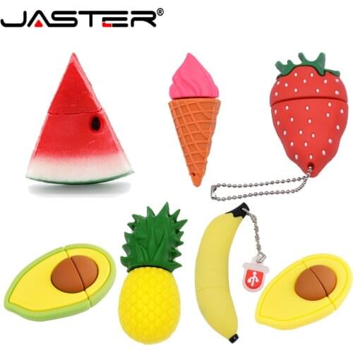 JASTER Hamburger food usb flash drive creative sushi watermelon pendrive pen drive 4gb 16gb 32gb 64GB memory stick u disk gift