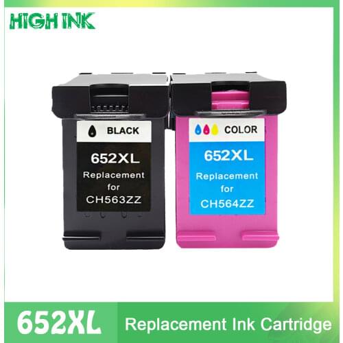 YLC 652XL Compatible ink cartridges For HP 652XL hp652 652 For HP Deskjet 1115 1118 2135 2136 2138 3635 3636 4536 4535 printers