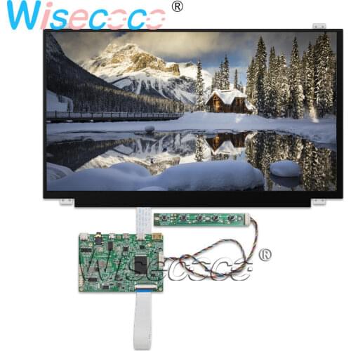 Wisecoco 15.6 Inch IPS Screen 1080P FHD Matte Slim LCD Panel 30 Pin eDP TYPE-C USB Earphone Controller Board for Laptop Computer
