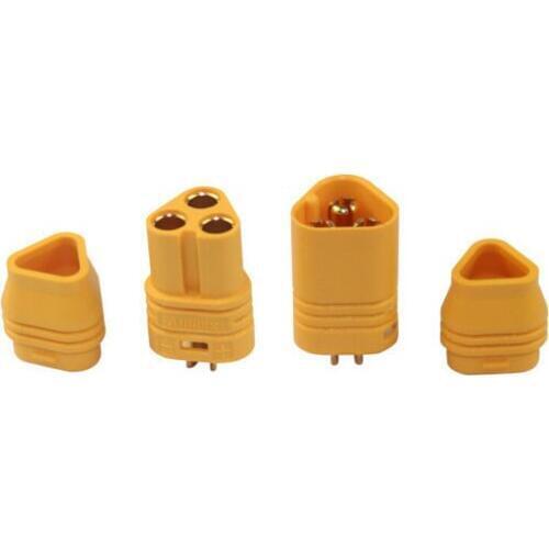 2 pair Of Amass MT60 3.5mm Bullet Connector Male Femal Plug Set For RC ESC to Motor NEW