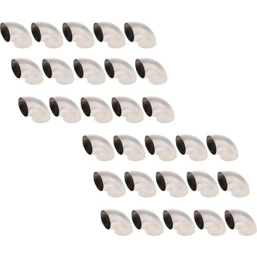 30pcs 2.5" 90° Stainless Steel Mandrel Bend Pipe / Tube (63mm) 304 Grade Elbow