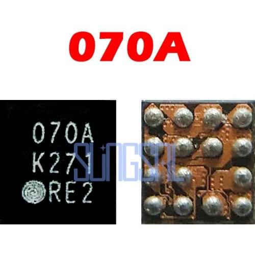 5pcs/lot 070A For Redmi 3 Charger IC USB Charging control Chip For Zhongxing Light Control IC