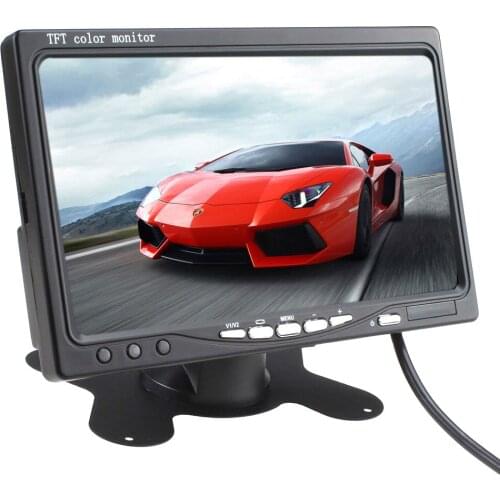 800 x 480 7 Inch Color TFT LCD Screen Car Rear View Monitor