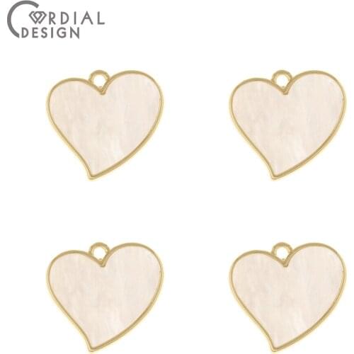 Cordial Design 50Pcs 20*22MM Jewelry Accessories/DIY Making/Heart Shape/Jewelry Findings & Components/Rhinestone Pendants