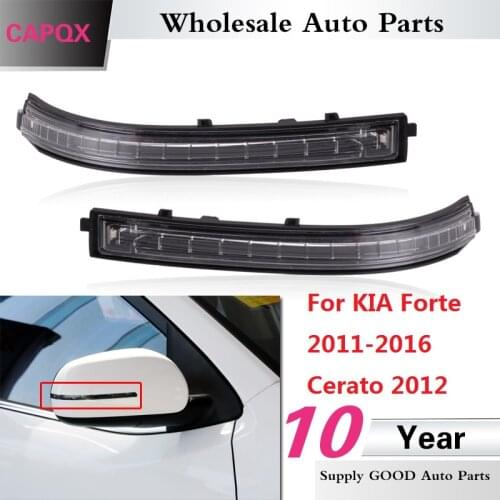 CAPQX Side Rearview Mirror Turn light Flash lamp Signal lamp For KIA FORTE 2011-2016 for Cerato 2012 Rear view Mirror Blinks