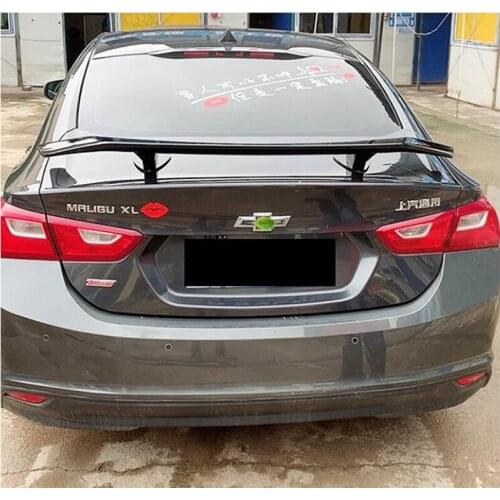 CEYUSOT FOR Universal WING Spoiler Chevrolet Malibu XL Sedan Car Trunk Rear LipTail Accessories Refit Black Body Kit 2000-2021