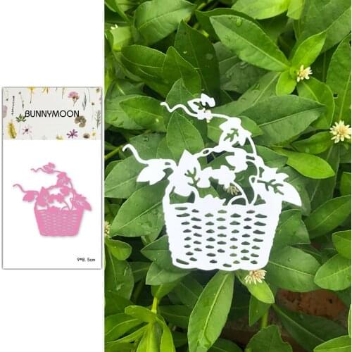 CH New Arrival 2021 Flower basket Metal Cutting Dies Stencils for DIY Scrapbooking/photo Album stamps Decorative Embossing DIY