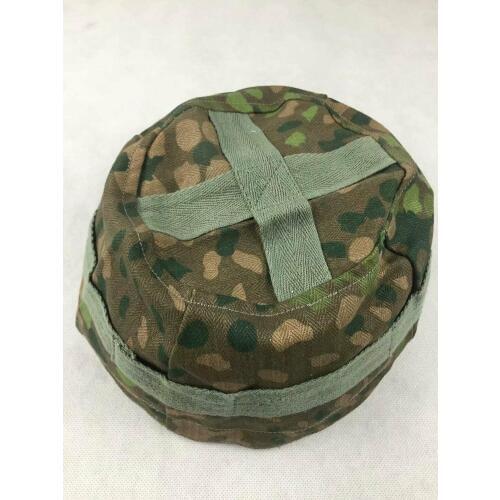 WWII WW2 GERMAN ELITE FALLSCHIRMJAGER PARATROOPER M38 HELMET COVER DOT 44 CAMO