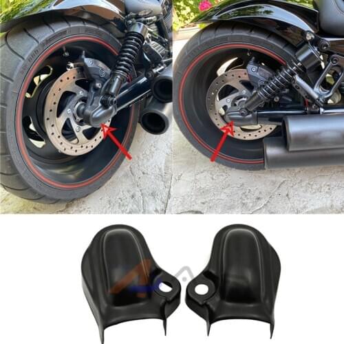 ABS Black Rear Wheel Axle Cover Guard For Harley VRSC V Rod Night Rod VRSCB VRSCR VRSCD VRSCA Custom 2002 - 2017 2003 2004 2005