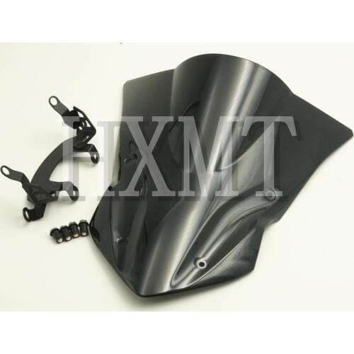 HotSale For Kawasaki Ninja Z900 Z 900 2017 2018 2019 Black Motorcycle Bike Windshield WindScreen Double Bubble