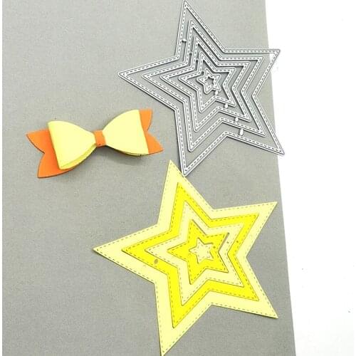 Julyarts Star Frame Embossing Folder Molds For Scrapbooking Embossing Decorative Crafts DIY Wedding Paper Cards New