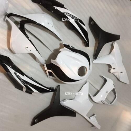 High Motorcycle Fairing Kit for HONDA CBR600RR F5 07 08 Black/white CBR600 RR CBR 600RR 2007 2008 ABS Fairings set
