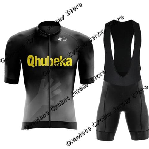 2021 Qhubeka Cycling Jersey Set Summer Mens Cycling Clothing 20D Gel Pad Road bike Shirt Suit bicycle Shorts MTB Maillot Culotte