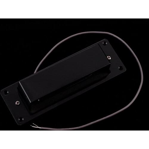 Lightweight 4 String Electric Bass Pickup for Jazz Bass Guitars Black