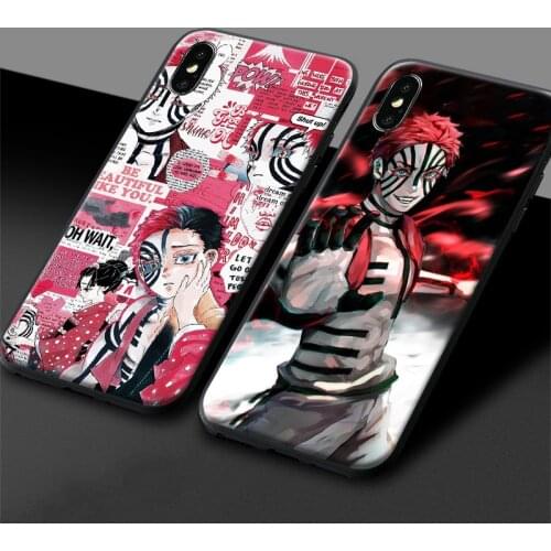 Akaza kimetsu no yaiba demon slayer anime soft silicone Phone case cover shell For iPhone 6s 7 8 Plus X XR XS 11 12 mini Pro Max