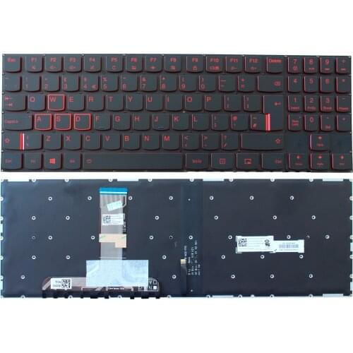 New UK Red Backlit Laptop Keyboard for Lenovo Legion R720 Y720-15 Y520 R720-15